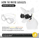 Enjoying Panda Black XSmall Dog Goggles UV Protection for XS Small Dogs view 6