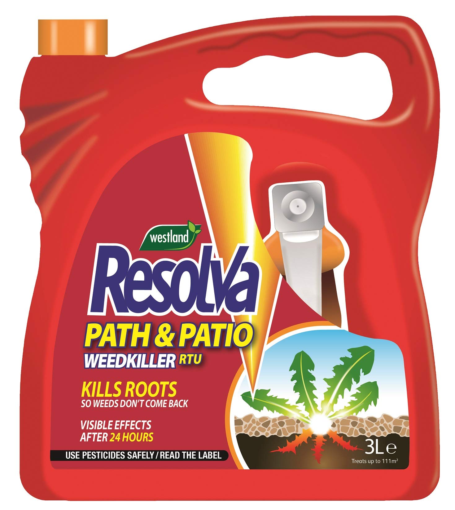 Resolva Path and Patio Ready To Use Weed Killer, 3 Litre