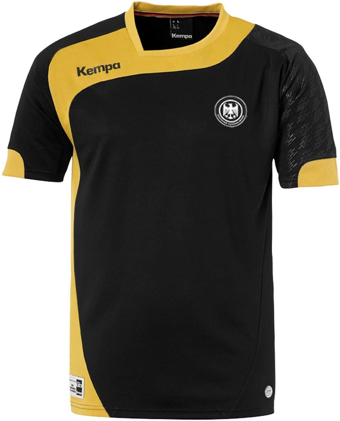 Kempa DHB Elite Handball Shirt Jersey DHB Logo Black/gold, black Amazon.co.uk Sports & Outdoors