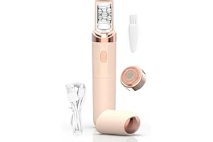 GENERIC PluxyEpil Pro 3.0 Women Face Epilator - Painless Hair Remover 2025 New Upgrades Rechargeable Portable Facial Hair Remover for Face, Hand, Legs, Washable (Pink)