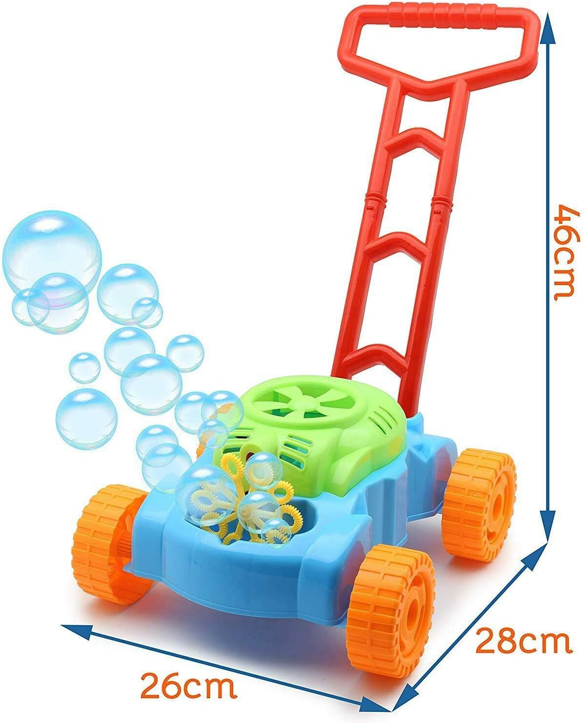 Bubble Machine/Lawn Mower with Bubble Solution to Create Giant Balloons - Image 3