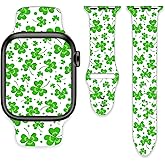 Watch Bands Compatible with Apple Watch Band 38mm 40mm 41mm 42mm 44mm 45mm for Women Men, Soft Sport Strap Silicone Replacement Wristband for iWatch Series SE 10 9 8 7 6 5 4 3 2 1