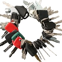Amazon.com: EISENS (43) Heavy Equipment Key Set Compatible with ...