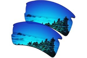 SmartVLT Men's Ice Blue Replacement Lenses for Oakley Flak 2.0 XL OO9188 Sunglass