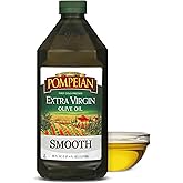 Pompeian Smooth Extra Virgin Olive Oil, Contains Polyphenols, First Cold Pressed, 68 Fl Oz