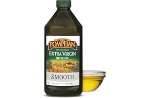 Pompeian Smooth Extra Virgin Olive Oil, Contains Polyphenols, First Cold Pressed, 68 Fl Oz