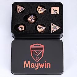 Maywin Metal DND Dice Set, Dungeons and Dragons