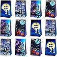 KoovDem 12pcs Party Paper Goodie Gift Bags for Birthday Party Supplies, Cute Bags for Movie Themed Birthday Decorations