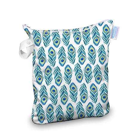 Thirsties Wet Diaper Bag, Plume