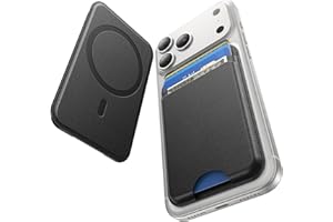 for MagSafe Wallet, 5 Card Holder, Slim Leather Magnetic Wallet for iPhone 17/16/15/14/13/12 Pro Max Plus Air Series, Busines
