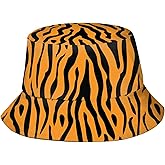 Animal Tiger Bucket Hats Fashion Sun Cap Packable Outdoor Cool Fisherman Hat for Women and Men