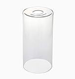 GoLucky Clear Cylinder Clear Glass Shade Accessory