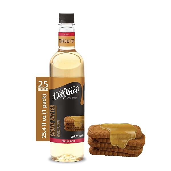DAVINCI GOURMET COOKIE BUTTER SYRUP, MADE WITH PURE...