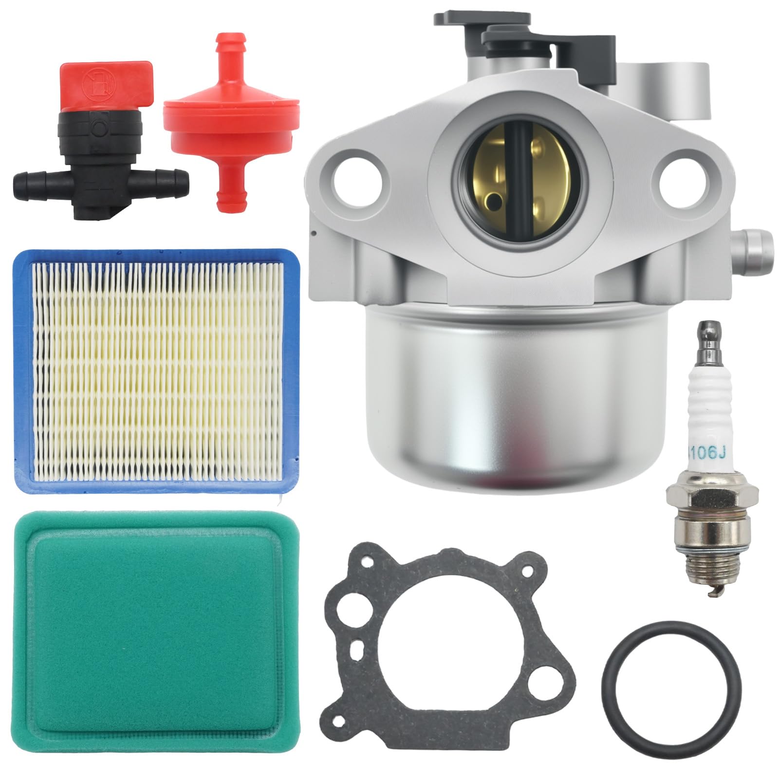 Photo 1 of laffoonparts 799866 Carburetor with Air Filter Kit, Replacement for BS 675EX, 725EX, Replacement for Toro 20066, 20067, 20068, 20090, 20090C, 20091, 20091C, 20092