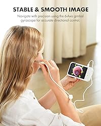 Anykit Digital Otoscope with Gyroscope, 4-inch IPS