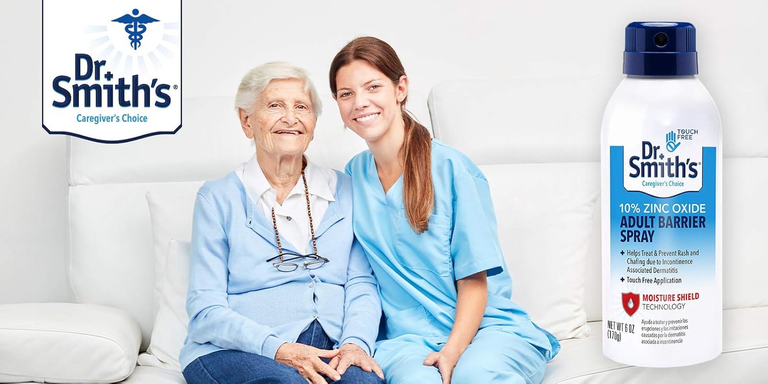 Dr. Smith's Caregiver's Choice Touch Free Adult Barrier Spray, 6 oz: Health & Personal Care