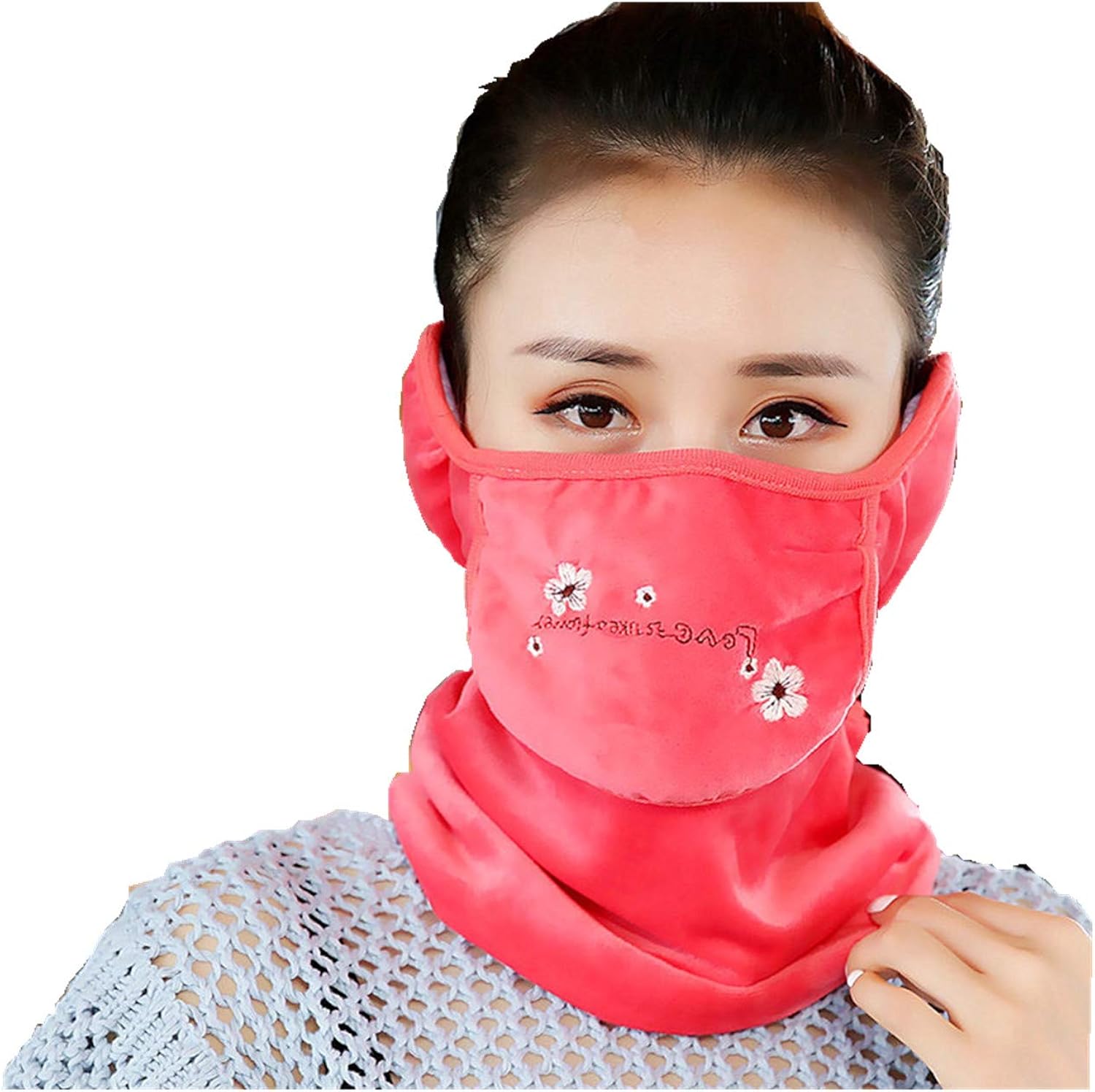 Winter Neck Warmer Gaiter for Women Men Face Scarf Face Cover Bandanas