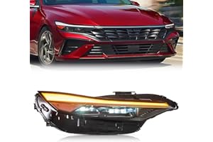TODO LED Headlight Assembly Compatible with Hyundai Elantra 2024-2025, Passenger Side, Part Number 92102-AA740