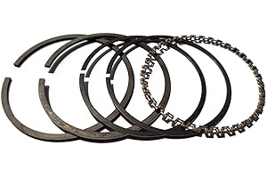 ITACO Piston Ring Rings Set for Honda GX110 57MM 130A1-ZE0-003 004 13010-ZE0 013 014 Lawn Mower Trimmer Motor Engine
