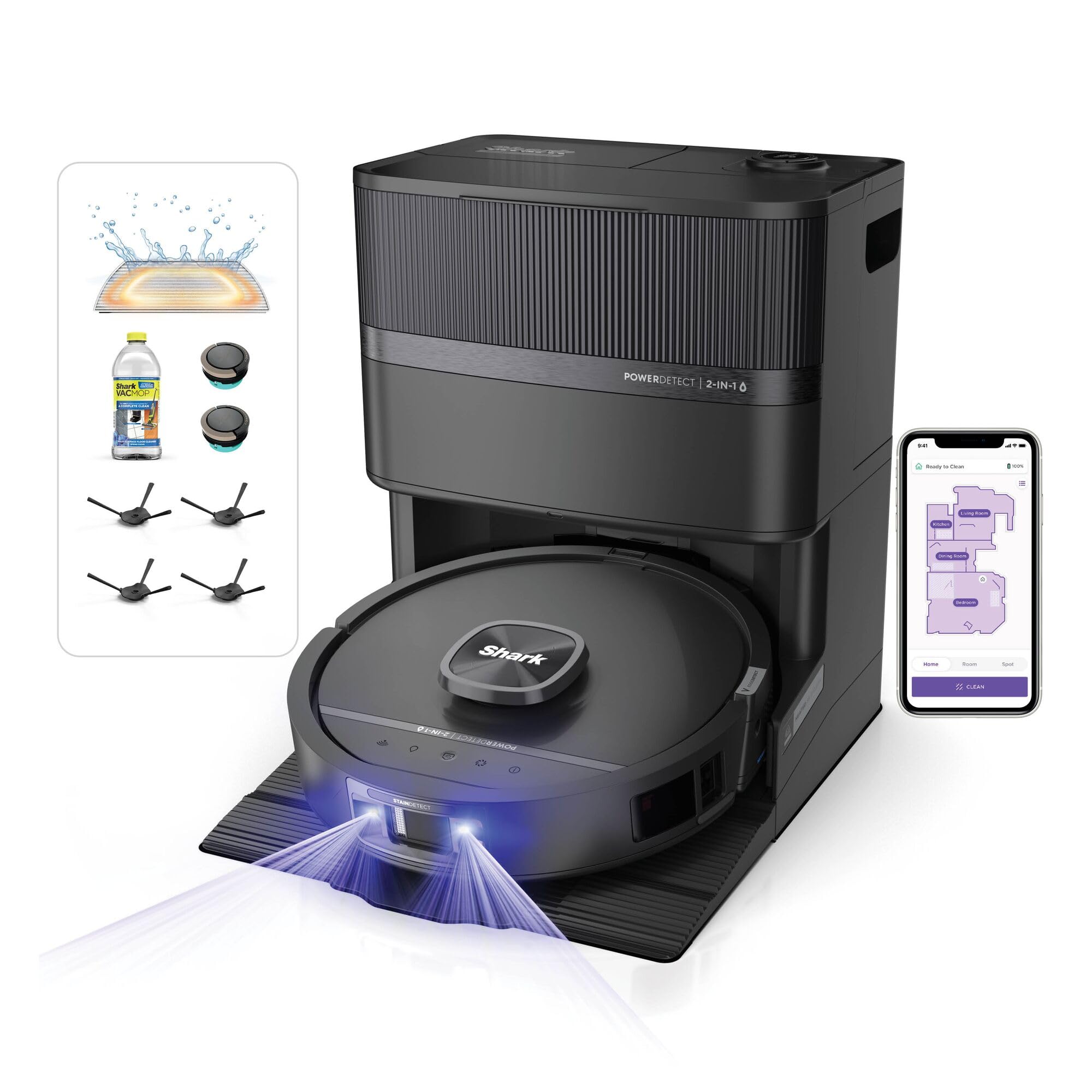 Shark UV Reveal Robot Mop and Vacuum at...