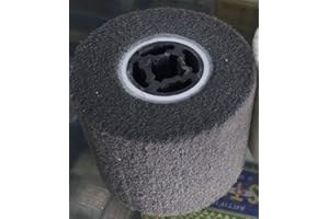 SIGNI Non-Woven Abrasive Polishing Brush burnishing Wheel Mop Flap Wheel of Portable Motor Compatible with Burnishing Machine/Polisher/Sander 120x100mm (800#)