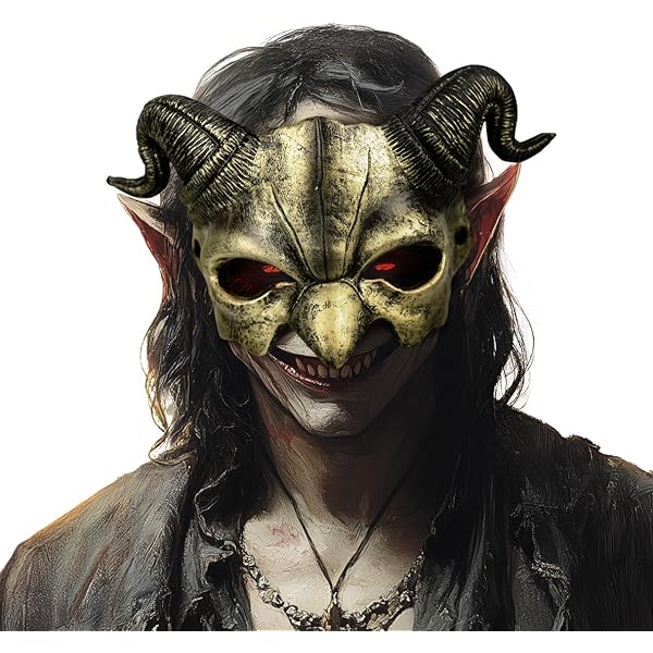 RV Diadema De Cuernos De Toro - Disfraz De Cabra - Diadema De Vaca Con Brillar Electronica