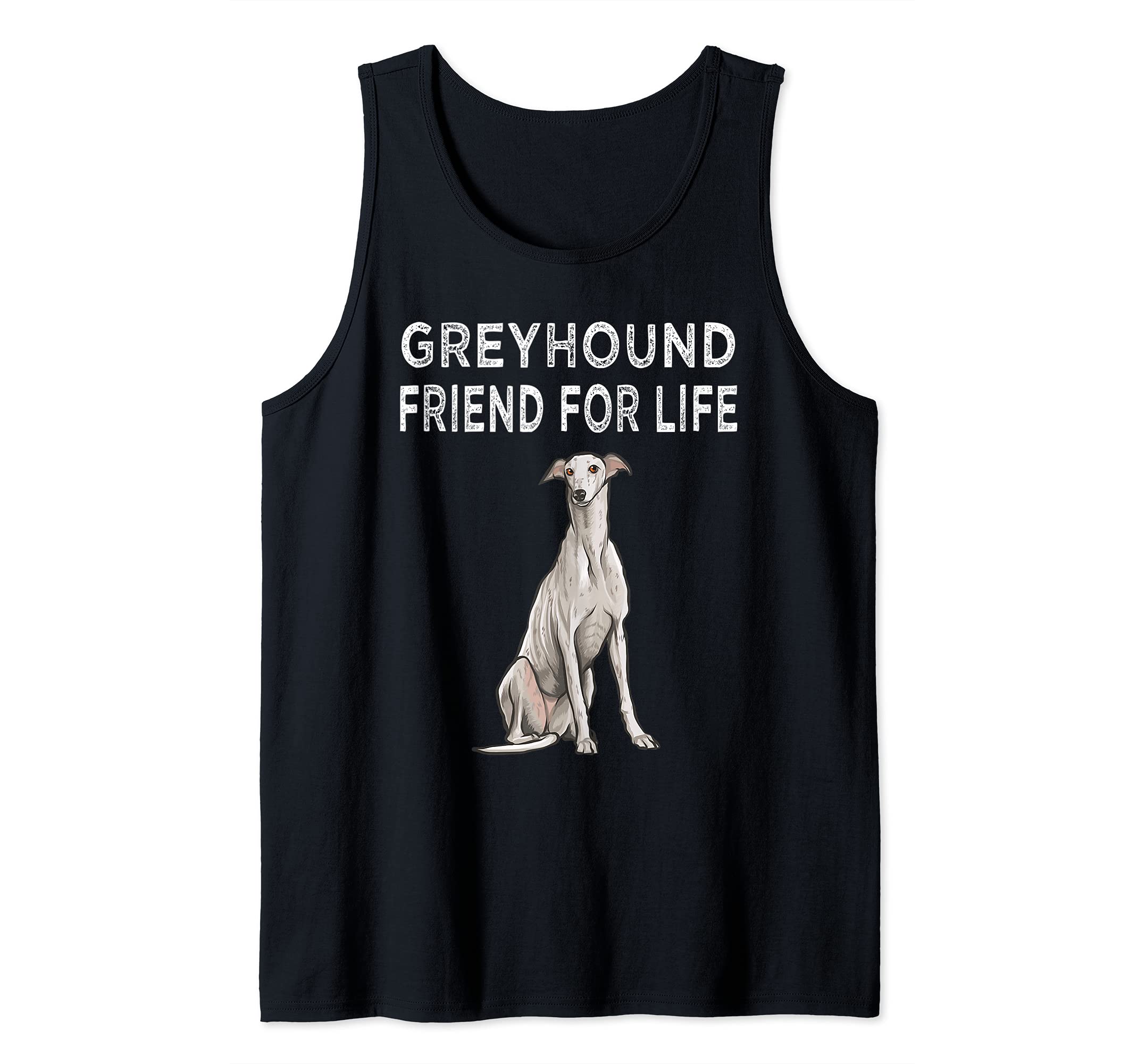 Greyhound Friend For Life Dog Friendship Tank Top