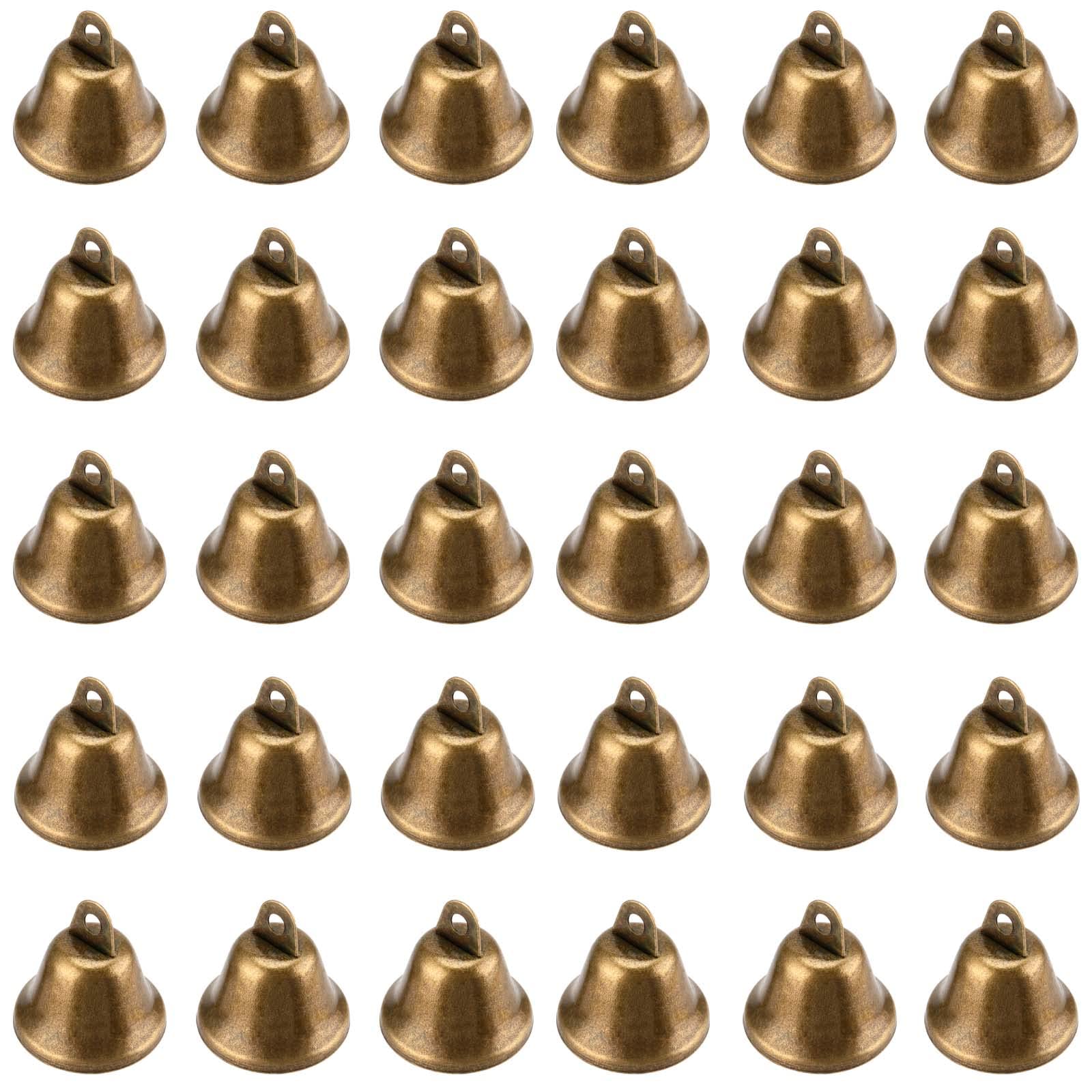 KOHAND 60 PCS Bronze Jingle Bells 38mm for DIY Crafts, Decorations, Home, Christmas, Weddings, Wind Chimes
