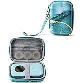 Phomemo D30 D35 Label Maker Case, Storage Bag Compatible with NELKO P21/NIIMBOT D11/JADENS D110/SUPVAN E10 Label Printer, Fits for Mini Labels Sticker Machine, Box Only - Green