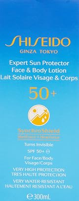 Shiseido EXPERT SUN Sunscreen Lotion SPF50+ 300ml High Protection UVA UVB view 3