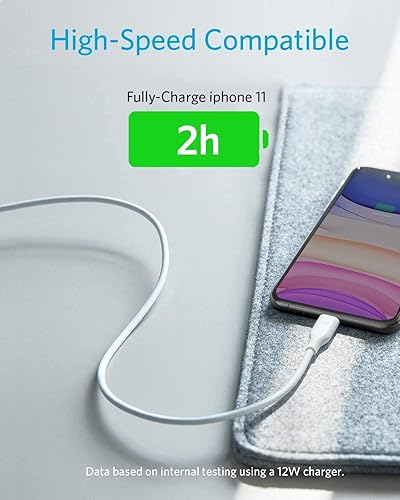 Anker iPhone Charger Cable [3-Pack] Powerline Lightning Cable (3ft