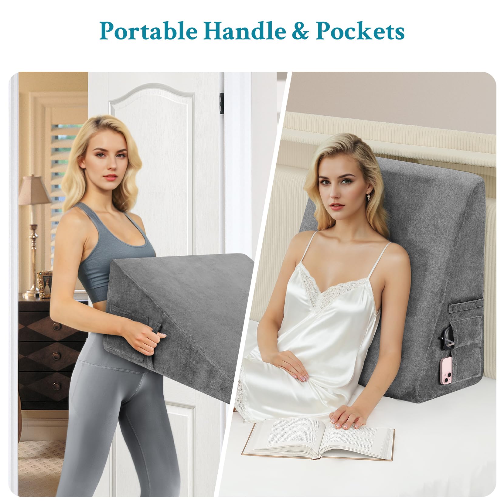 Wedge Pillow for Sleeping, 12