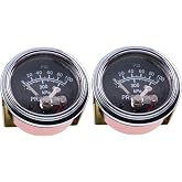 LSSOCH New 2PK 100 PSI Oil Pressure Gague 05703115 Compatible with Murphy 20P-100 Construction Equipment