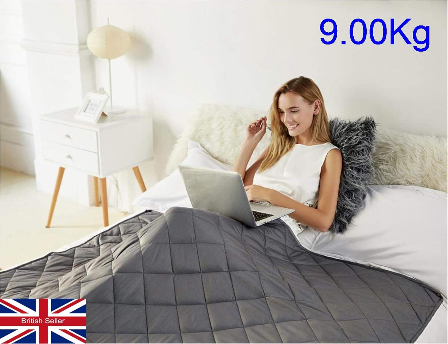 Snug as a Bug Weighted Blanket for Sleep and Stress Relief, Anxiety
