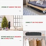 Dijia Christmas Wrapping Paper Storage Bag 79x14x14 cm 2 Pack Fabric view 4