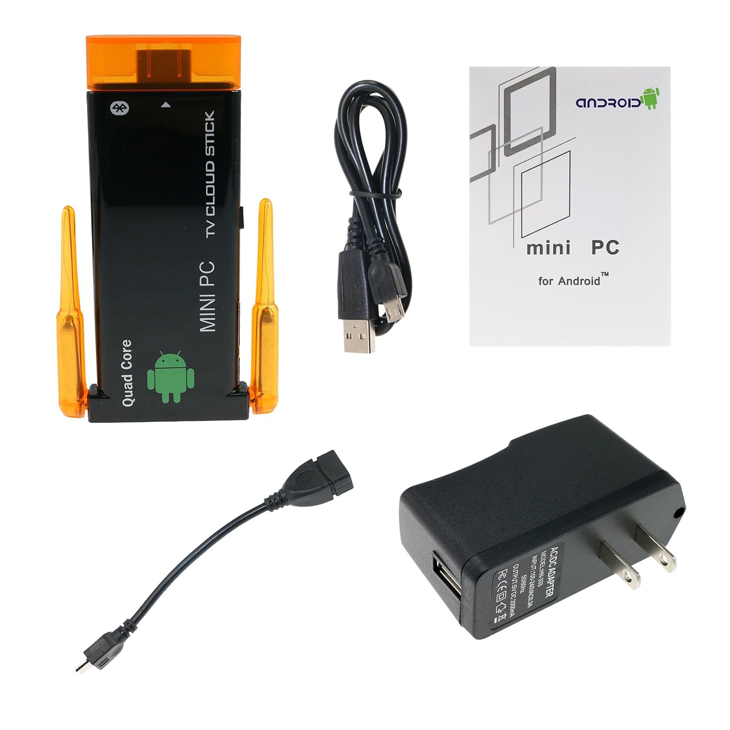 Urant J22 Mini PC Stick Android 4.2/4.4 Multimedia TV Cloud RK3188T CPU  Bluetooth 1080P HDMI 2G/8G Quad Core A9 Processor Support 802.11b/g/n Wifi:  ...