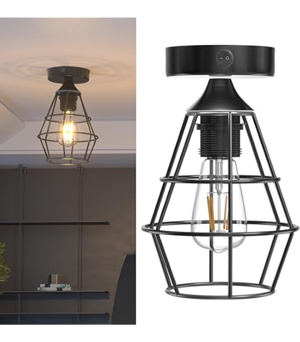 Facon 12V LED Pendant Light For RV – 15W 750LM 4000K Cool White, Dimmable, 11.83” Ceiling Fixture With Switch For Motorhome/Camper