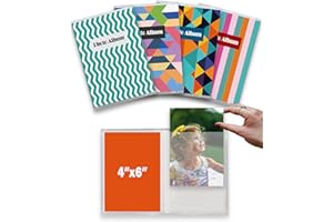 NICKANG Small Photo Albums 4x6 | 4 Pack | Hold 36 Photos Each | 4x6 Mini Photo Albums, Picture Albums, Photo Album Book 4x6, 