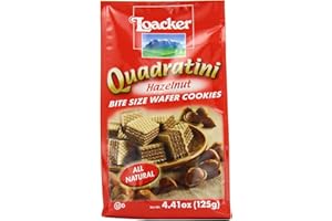 A. LOACKER USA LOACKER WAFER QUDRTNI HAZLNT 125G 4.41OZ