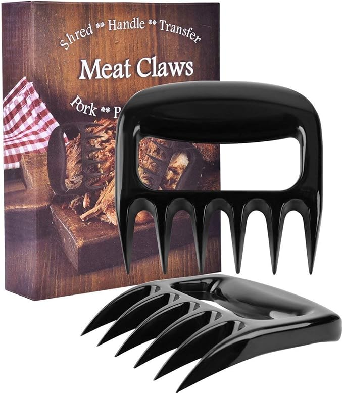 Ziekk Bear Claw Meat Shredder & Meat Puller Claws,BBQ Pork Meat Claws Shredder,Pack