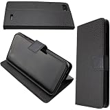 Étui Bookstyle Caseroxx Pour Archos Core 57s - Neuf, Cuir Artificiel Noir, Garantie 3 Mois