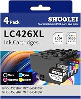SHUOLEI LC426XL Ink Cartridges for Brother MFC-J4335DW MFC-J4340DW MFC-J4535DW view 1