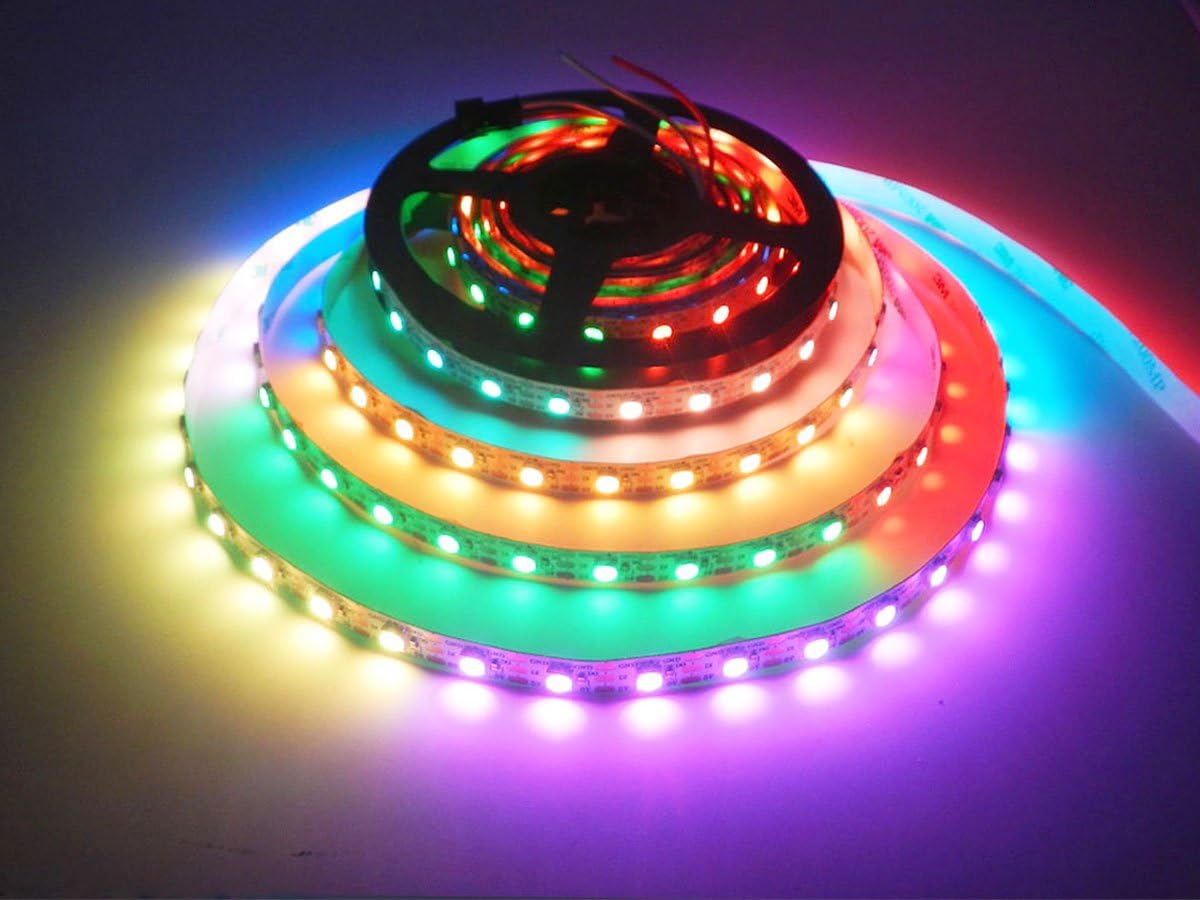 WS2812B Pixels Led Strip, Visdoll 16.4FT WS2812B 300 LEDs 5050 SMD ...