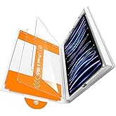 iGluz 2 Pack for iPad Pro 11"(4th 3rd 2nd 1st Gen) iPad Air 10.9"(5th 4th Gen) 9H+ Tempered Glass Screen Protector with Easy-Install Box[12FT Military Grade Shatterproof] HD Clarity,Scratch Resistant
