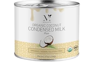 Mementa Inc Organic Coconut Milk Canned, Vegan Condensed Milk Canned, Dairy-Free, Lactose Free, Plant-Based, Whole Milk Organic Alternative, 9.1 Ounce, Pack of 3