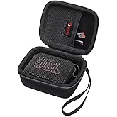 XANAD Hard Case for JBL GO 4/ GO 3 Portable Bluetooth Speaker - Travel Protective Carrying Storage Case Bag(Black)