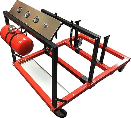 Larin Mets 1 Mobile Engine Testing Station Red Black Silver Engine Hoists Stands Amazon Canada