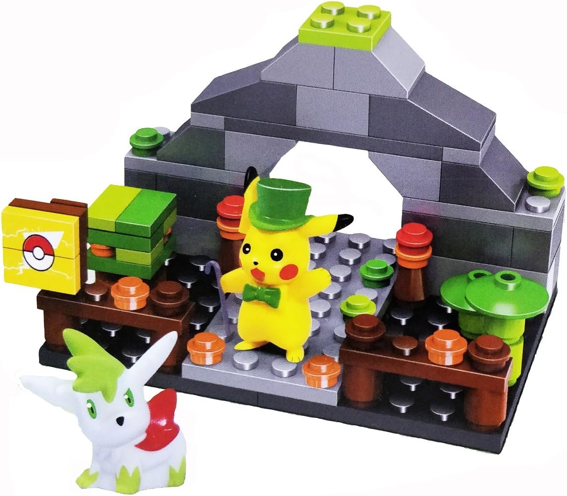 Emob Cartoon Character Theme 3D Block Set with 2 Mini Figure Puzzle Learning Toy for Kids (70pcs), Multicolor