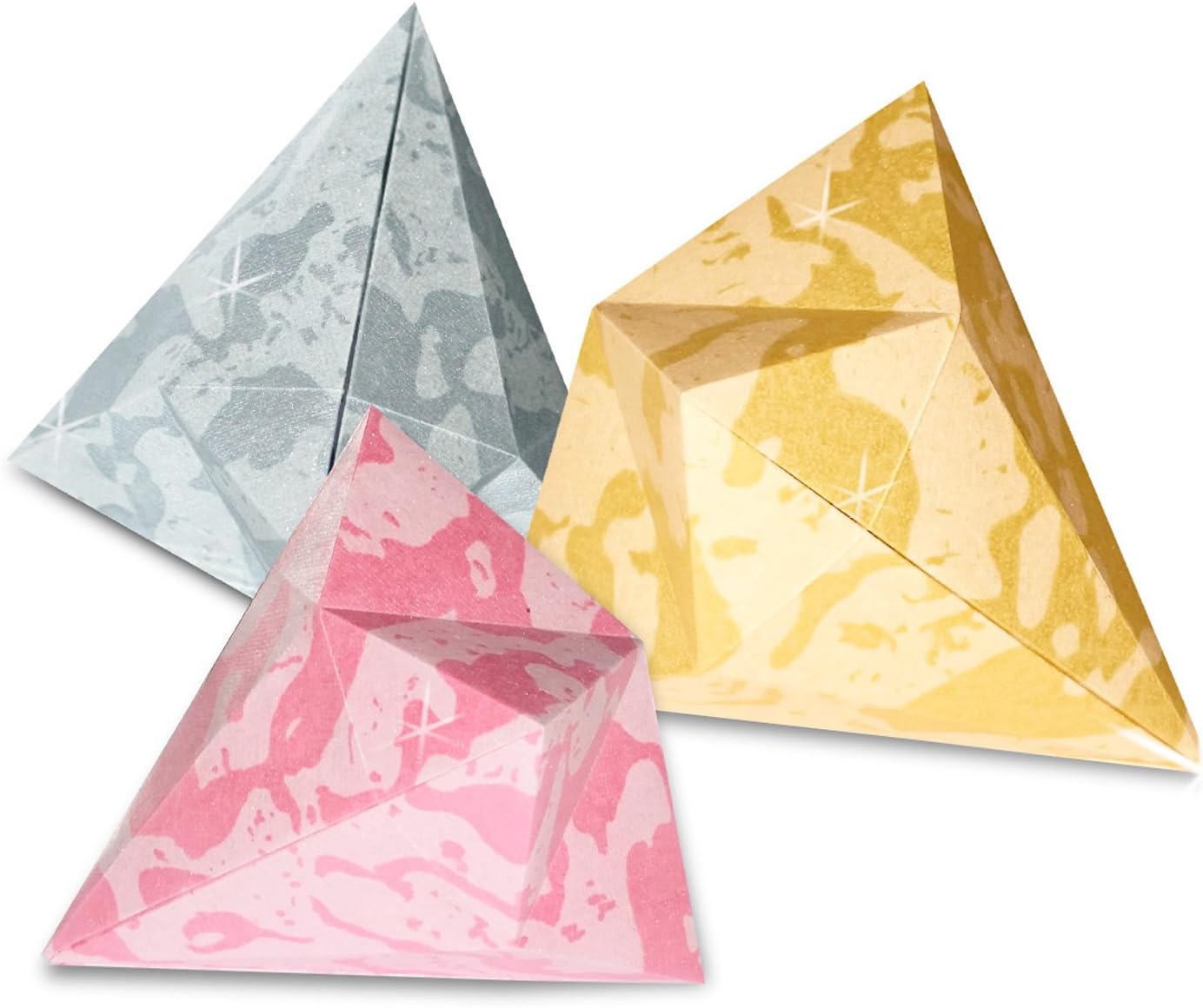 Ursus - Stream Leaflets, 15 x 15 cm, 50 Sheets, 10 Assorted Colours, Earth Crack Paper - Image 4