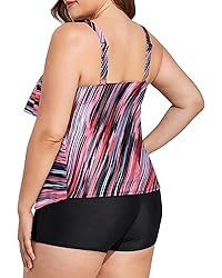 Yonique Women's Plus Size Tankini Swimsuits with